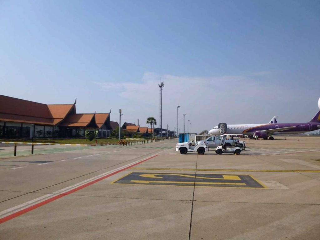 Seam Reap airport tarmac