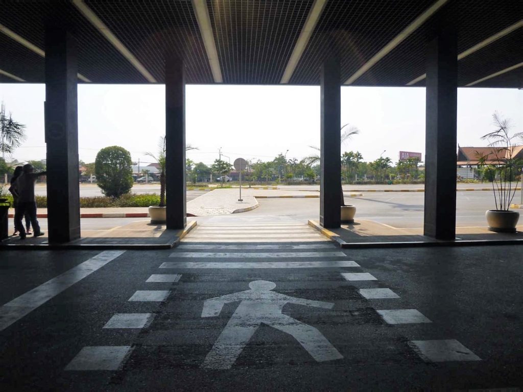Seam Reap Airport walkway